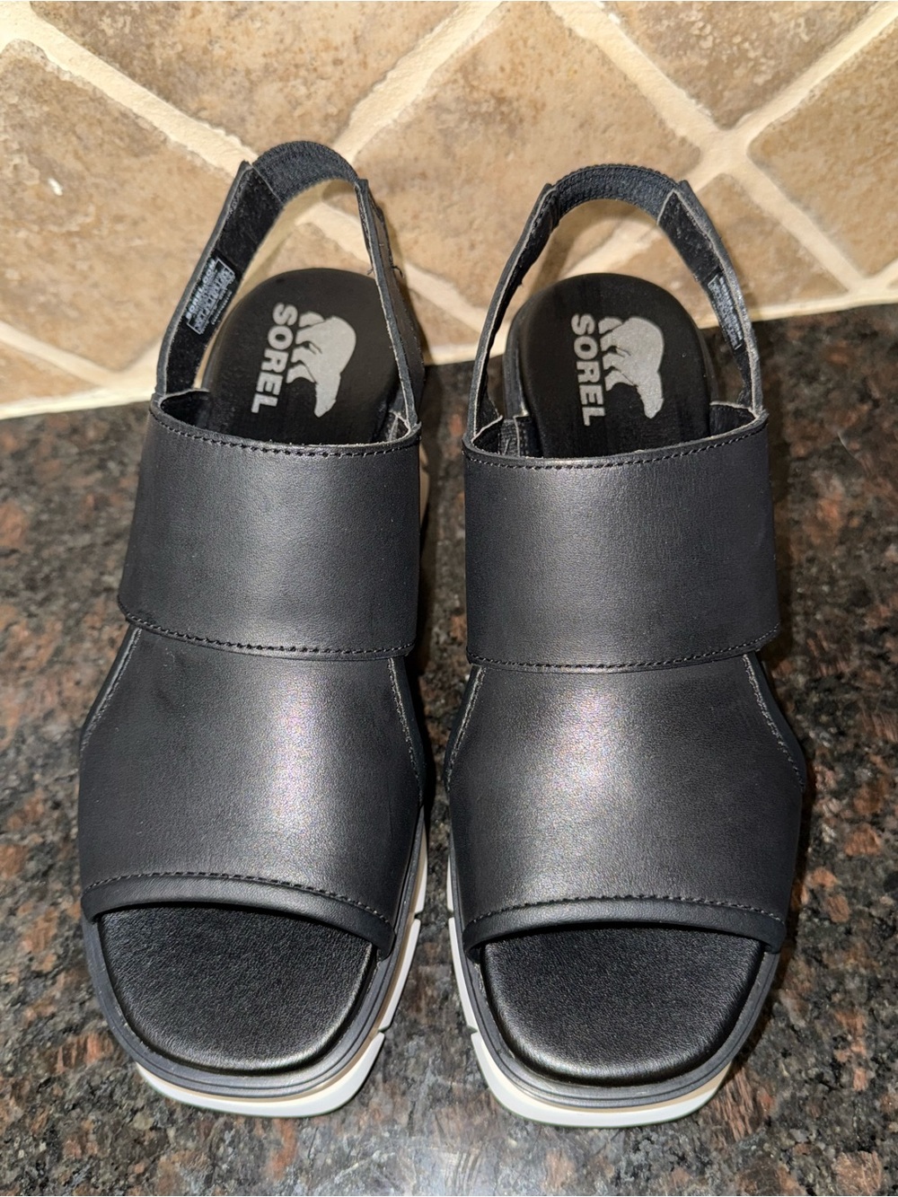 SOREL Joanie™ III Slingback Leather Sandal - Picture 4 of 9
